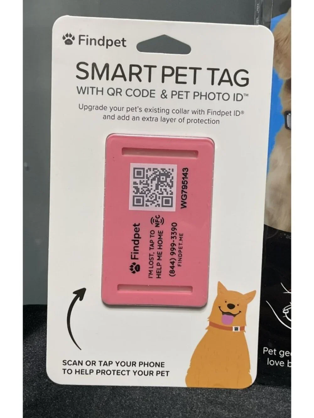FindPet Wireless Locator Air Tag Comfort ID Collar Small Dog Track Scan Your Pet